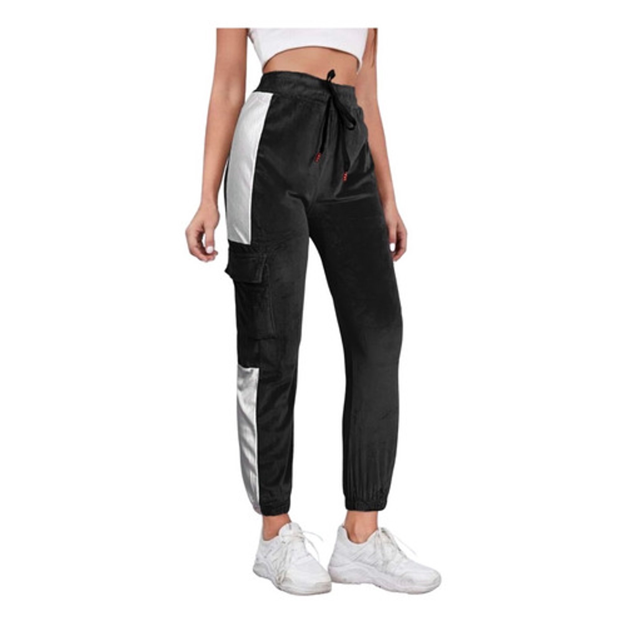 Pants De Dama Cargo Casual Jogger Dama Terciopelo Legins LOLE Pants