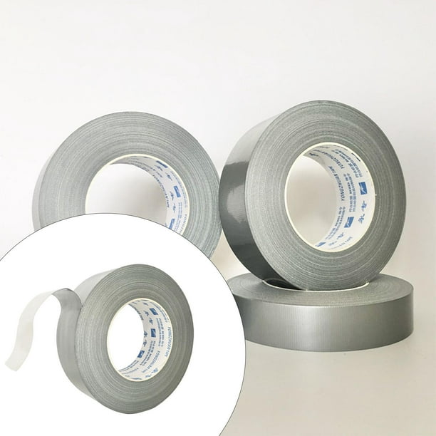 Cinta adhesiva adhesiva adhesiva decorativa de papel de aluminio sólido,  0.591 in x 32.8 ft (holográfica plateada)