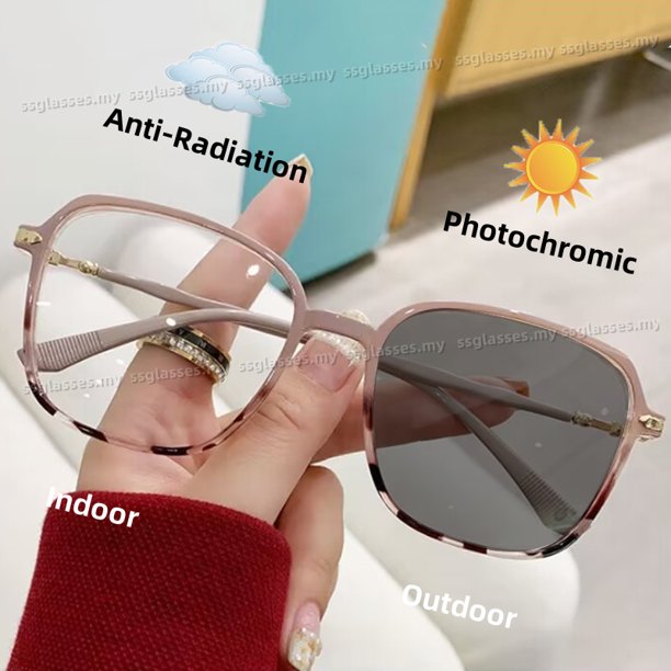 Gafas Fotocromáticas Anti Radiación De Moda Para Mujeres/Hombres Luz Azul