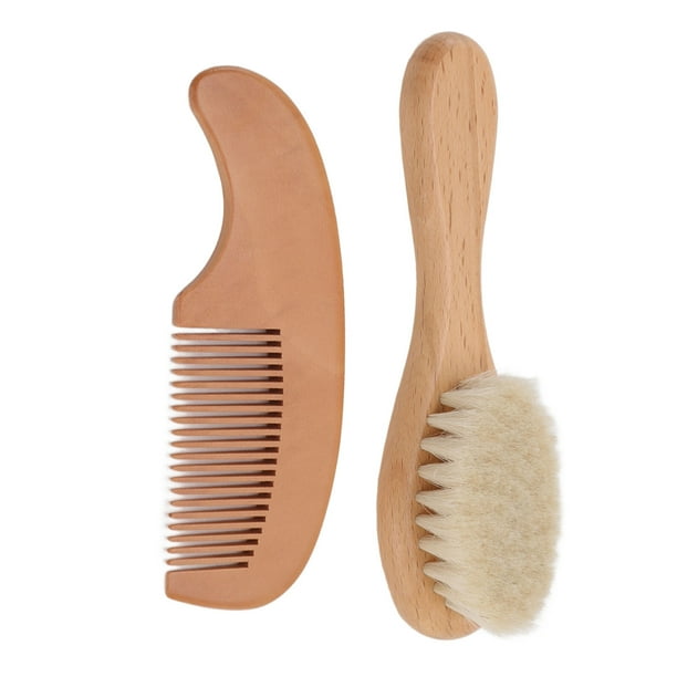  Juego de cepillo y peine de madera para el pelo del