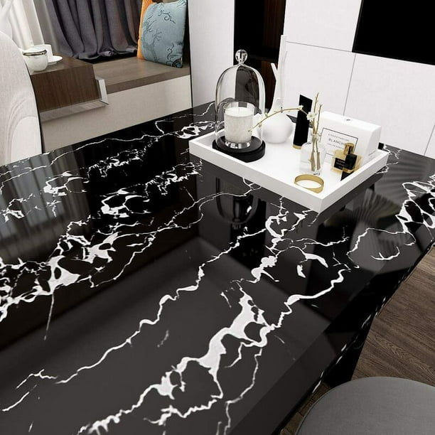 1 pieza de mármol vinilo impermeable Papel de pared para cuarto de baño  mesa cocina encimera adhesivo Pegatina para muebles adorno PVC, Mode de  Mujer