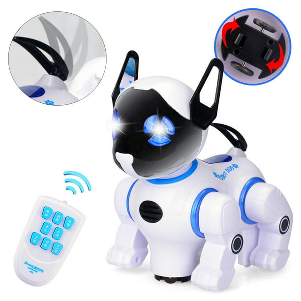  PETGEEK Juguete interactivo de hueso de perro, juguete  automático de persecución para perros, juguetes electrónicos para perros  medianos/medianos/grandes, aburrimiento USB recargable, material seguro PC  y TPU, color azul : Productos para