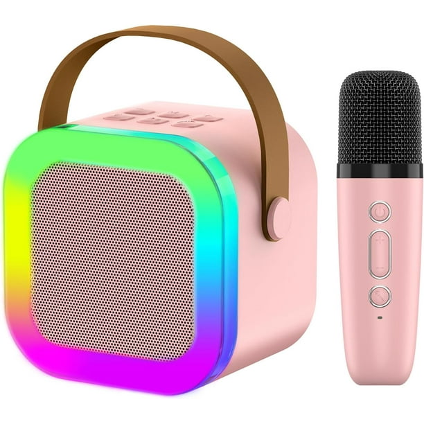 Maquina De Karaoke Para Niñas Parlante Con Microfonos Nina