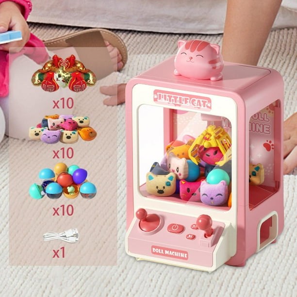 Máquina de garras para niños, mini juegos de arcade de dulces