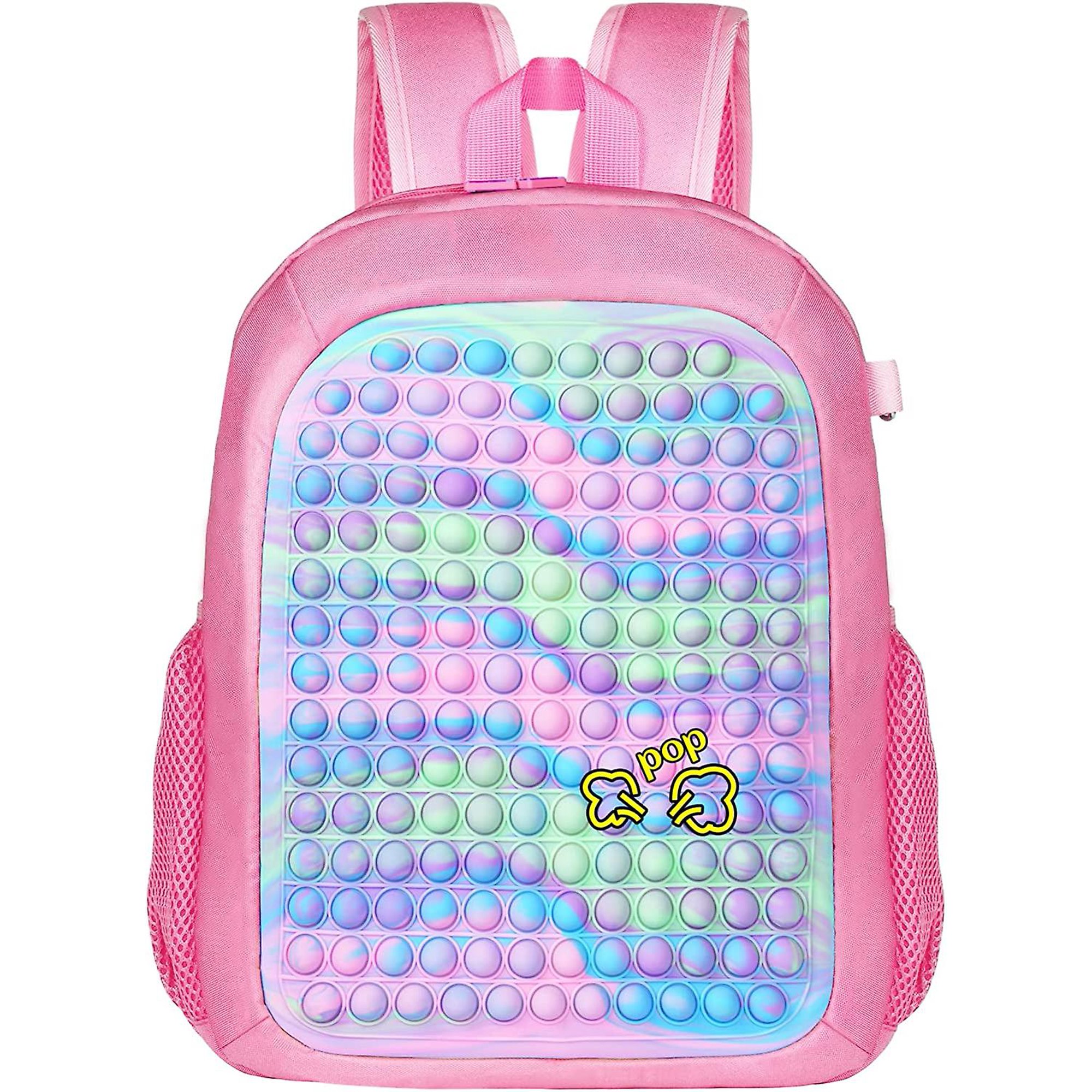 Mochila para niñas, mochila estética para adolescentes y niñas, Rosado,  Mochilas Tradicionales