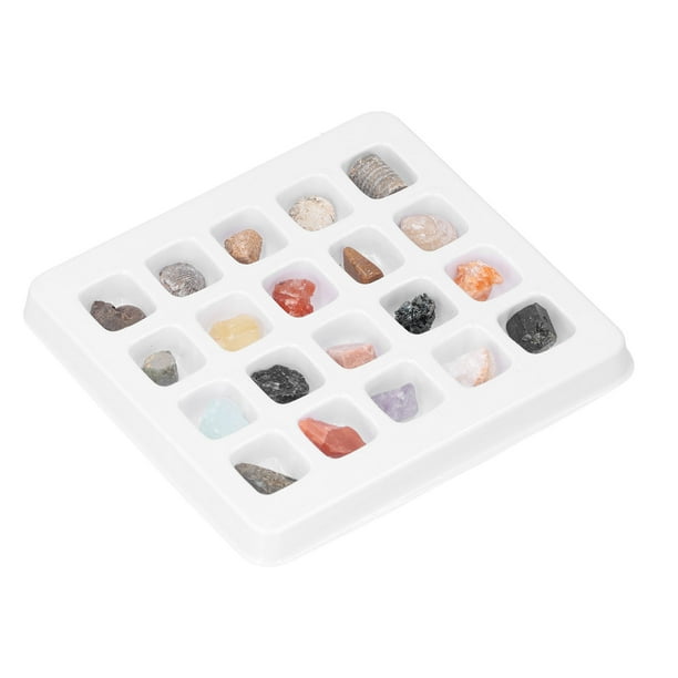 Kit de clasificación de minerales de piedras preciosas - Más de 50  especímenes reales - ¡Excelente actividad científica en casa!