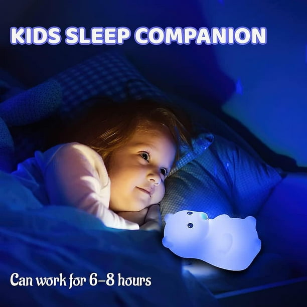 Luz nocturna infantil de silicona recargable en la nube, luz nocturna de  silicona con enchufe USB, luz de aplauso de silicona, luz nocturna para  bebé, suave, cómoda, encantadora YONGSHENG 9024735486015