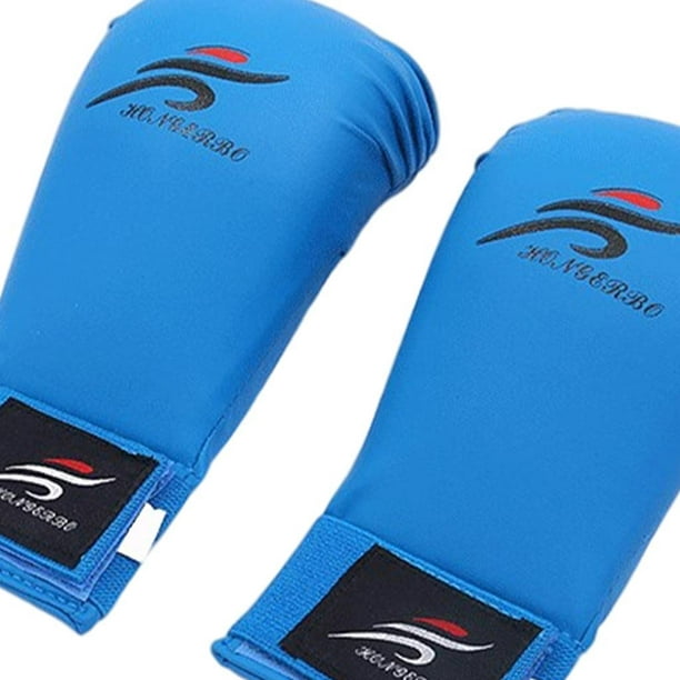Par de guantes para MMA PVC Fire Sports, color Azul