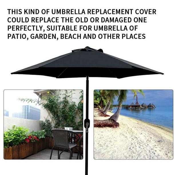 Sombrillas para protegerse del sol en la playa, terraza o jardín