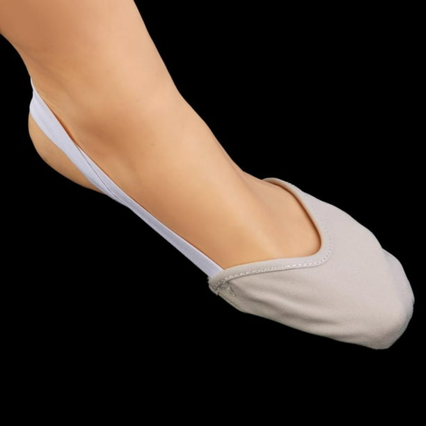 Sharpce Mujer Bairinas Medias En Zapatos De Ballet De Cuero Danza Macarena  Suelas de ballet mitad
