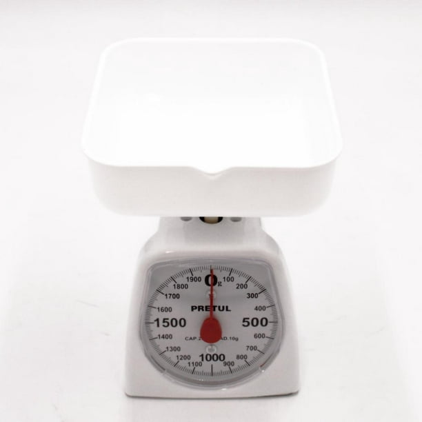 Báscula De Cocina Digital Alta Precisión ilios innova 0.1/5 kg blanca
