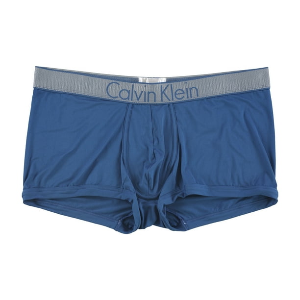 Calvin Klein - Calzoncillos tipo bóxer para hombre, elásticos,  personalizados, azul, extragrande Calvin Klein Calzoncillos boxer