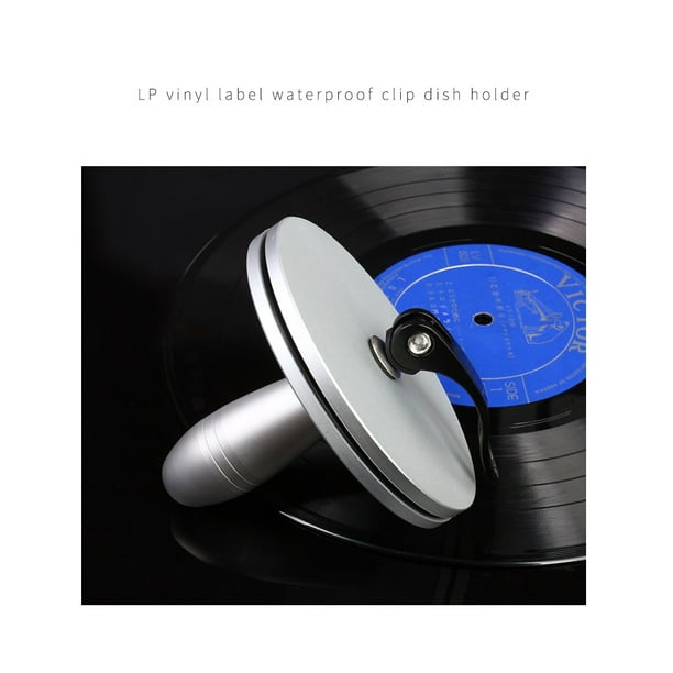 Limpiador de discos de vinilo LP Abrazadera Protector de protector de  etiquetas de discos de vinilo