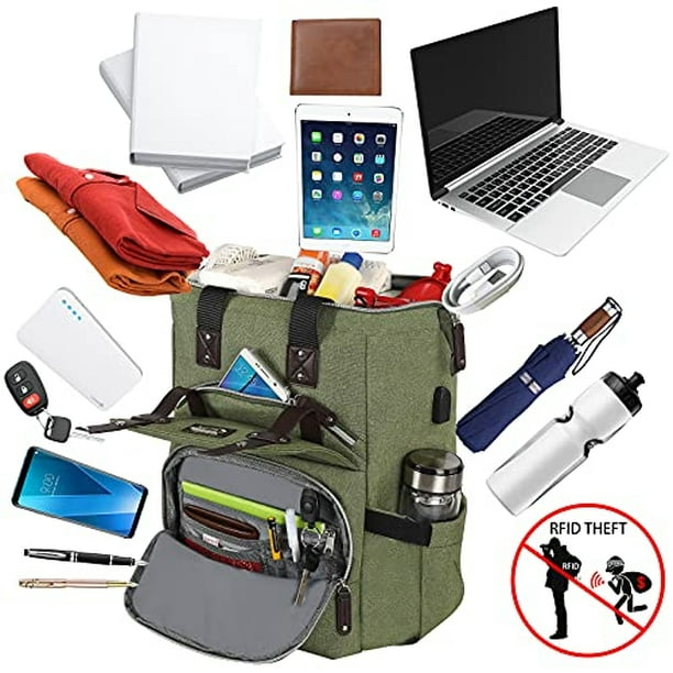 Mochila para computadora portátil para mujer, mochila de computadora de  15.6 pulgadas, mochila de trabajo para doctores, profesores, bolsa de  trabajo
