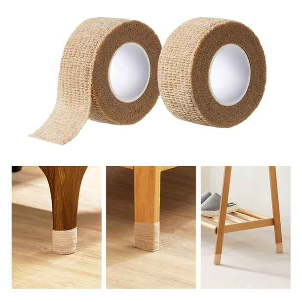 Cintas protectoras de suelo para patas de silla, 4 almohadillas  antideslizantes para patas de muebles, sin pegamento, autoadhesivas,  protectores de