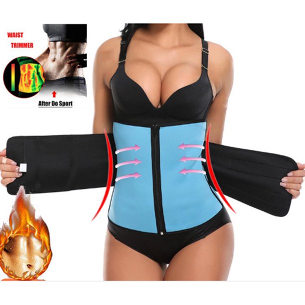 Cinturón de fajas de ejercicio de control de abdomen elástico de entrenador  de Negro l Zulema Entrenador de cintura para mujer