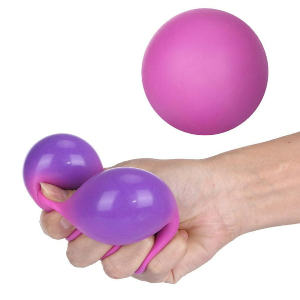 divertidas para el estrés sensoriales Juguete elástico para Juguete de  descompresión para adultos 6.5cm púrpura CUTICAT Juguetes antiestrés  Rainbow