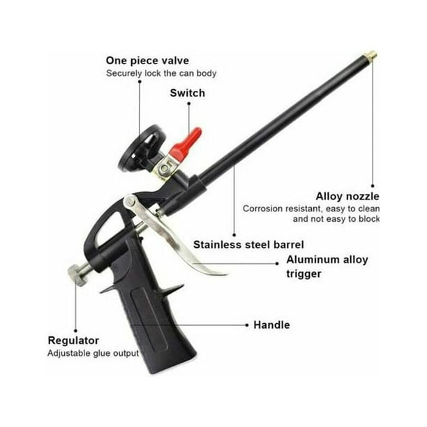 FACIL: Limpiar Desmontar Arreglar Pistola Espuma Poliuretano 