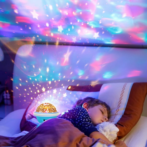 Genérico Luz Nocturna Infantil con forma de nube para niños. Lámpara  Proyector quitamiedos para la noche, luz con forma de arcoíris, incluye 8  pegatinas : .es: Iluminación