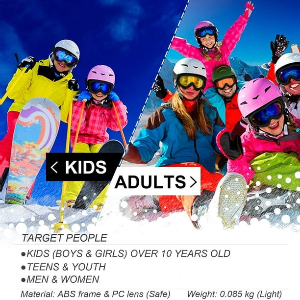 Gafas De Esquí Hombres Jóvenes Niños Mujeres Y Niña