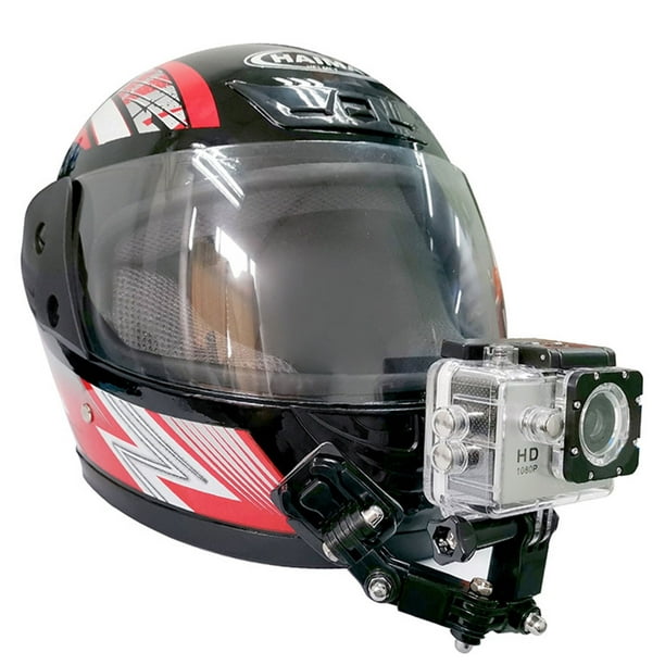  PGYTECH Soporte adhesivo para casco de motocicleta para cámaras  GoPro, negro : Electrónica