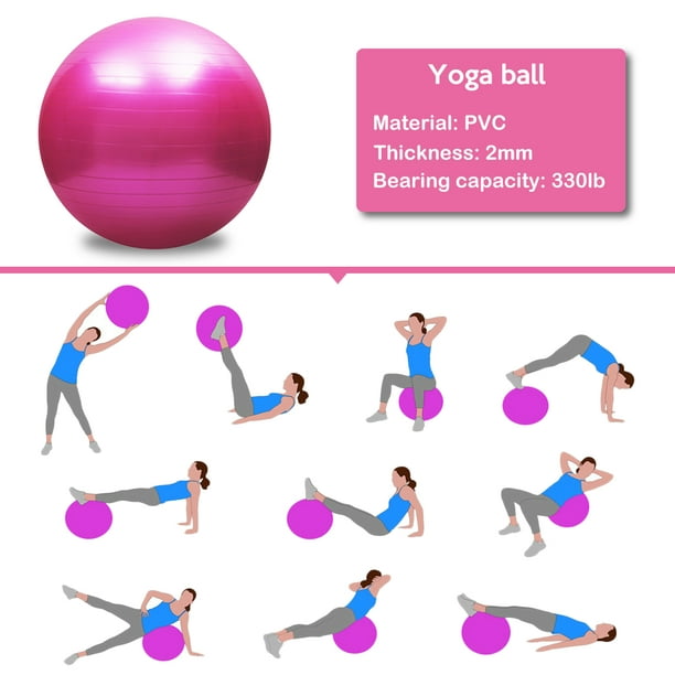 Pelota Yoga Morada