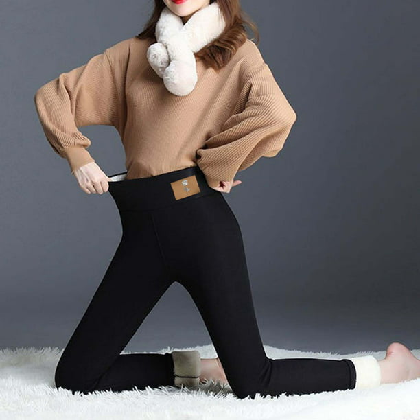 Pantalones de terciopelo paras mujer Leggings de invierno para