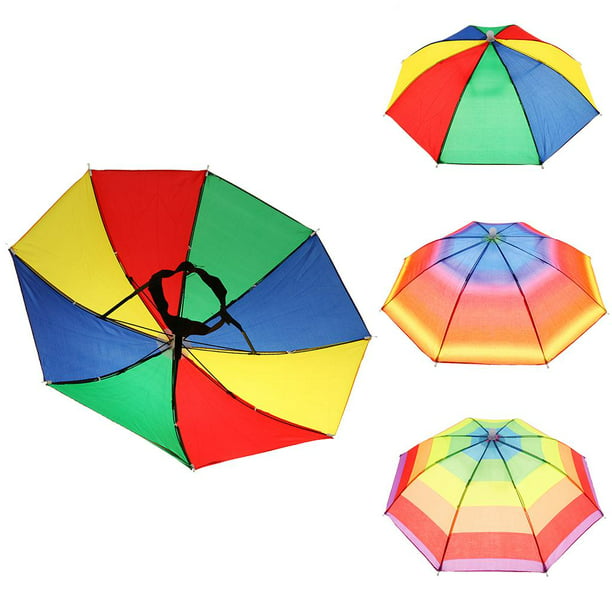 Sombrillas Paraguas Para La Cabeza Novedad