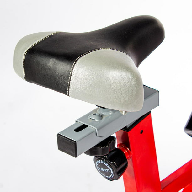 Bicicleta Fija para Spinning, UrbanFit Pro, Disco de 7 kg, Monitor, 6  Funciones, Tres Colores rojo Uitalla UrbanFit Pro SH-612