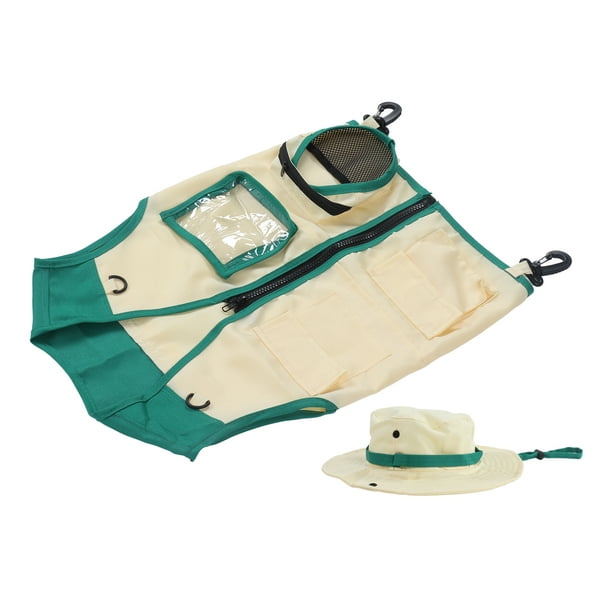 Kits de aventura al aire libre Prismáticos Chaleco de Sombrero