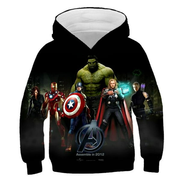 Hostil tempo Dentro Marvel Avengers Hoodies New 2022 Hulk Ropa para niños Super hero Infant  Kids Boy Sweater Hoodies Sudaderas Baby Boys Clothes6M zhangmengya CONDUJO  | Walmart en línea