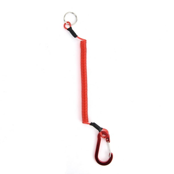 Fishing Coiled Accessories, Fishing Spring Lanyard Retractable Fishing  Lanyards Fishing Tool 1.3m/4.3ft For Workshop For Home ANGGREK Rojo