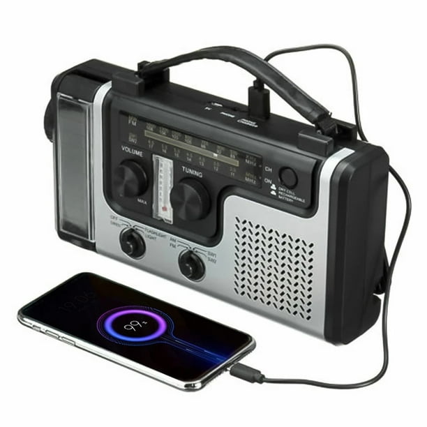 Receptor De Radio Multibanda Portátil Con Bluetooth, Radio Fm, Sw