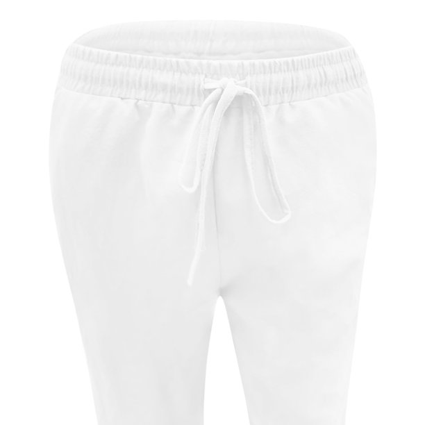 Pantalones De Verano Pantalones cómodos de lino y algodón con