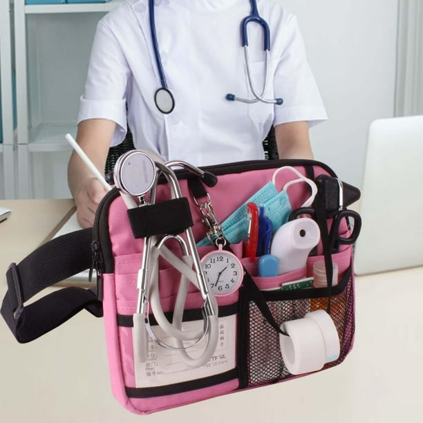 Bolso para cinturón de enfermera, bolso organizador de enfermería con  múltiples compartimentos, enfe Yuyangstore Riñonera de enfermera