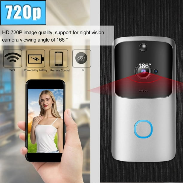 Video Portero Wifi Hd + 720P + Control Vía Celular Aplicación Móvil