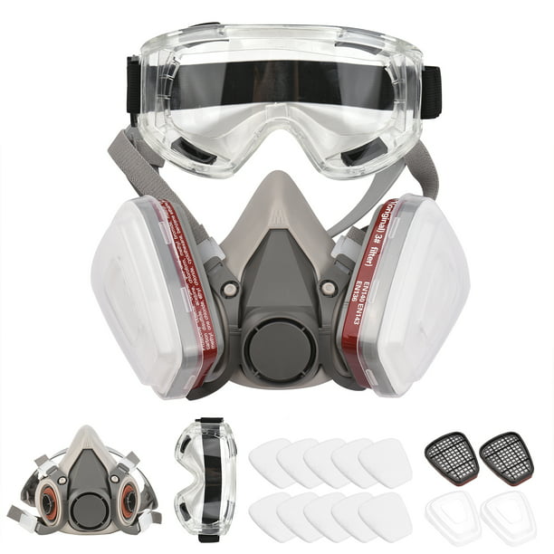 1 Set Máscaras Protectoras, Pintura En Aerosol, Gases Químicos