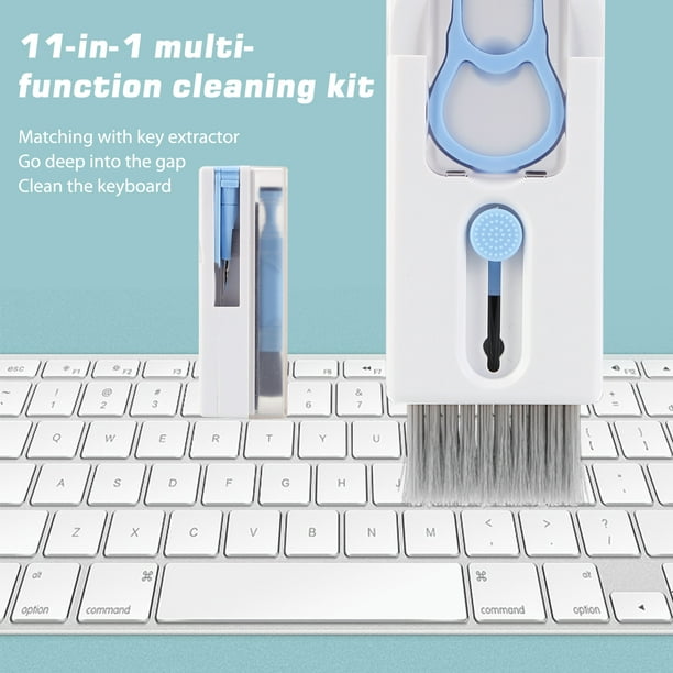 Kit De Limpieza De Pc Kit de limpieza de teclado 11 en 1 Limpiadores de  pantalla de PC portátiles multifuncionales (B)