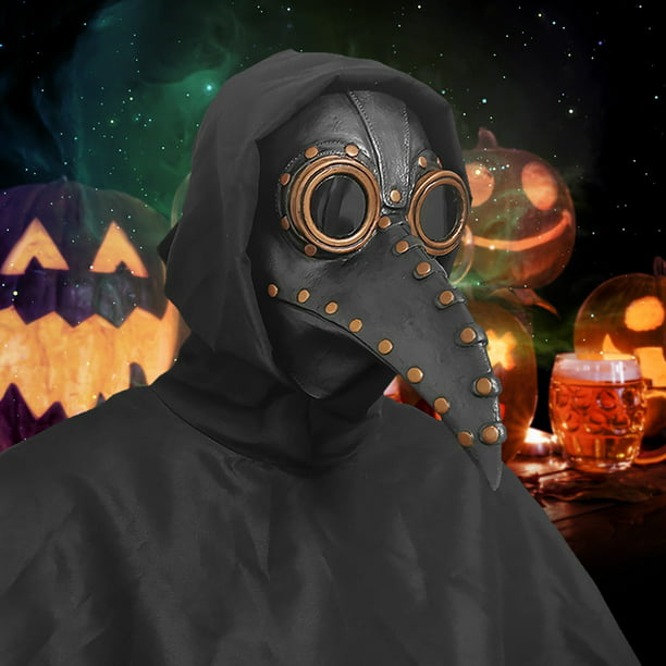 1/2 Piezas, Accesorios Disfraz Cosplay Fiesta Halloween, Máscara Capa  Médico Peste Negra Pico Nariz, Compre , Ahorre