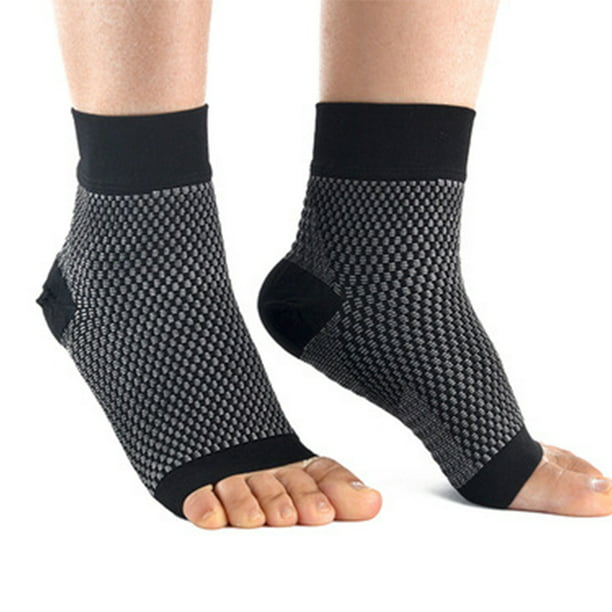 Sparthos - Medias de compresión para tobillo - Alivio inmediato del dolor -  Calcetines de para fascitis plantar con soporte de arco - para hombres y
