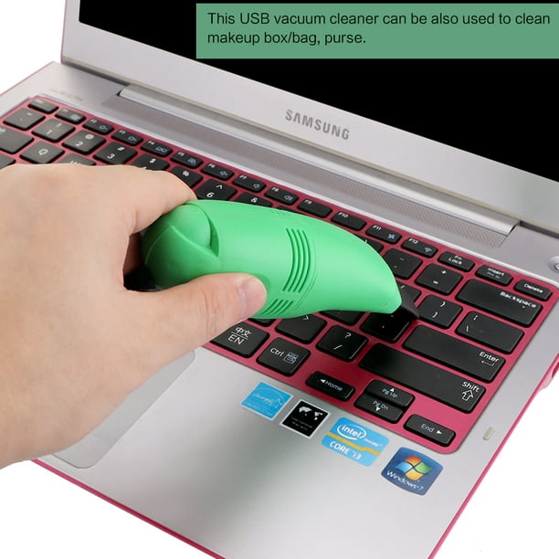 Limpiador de teclado, mini aspiradora portátil inalámbrica de mano, kit de  limpieza recargable para computadora para limpiar el interior del