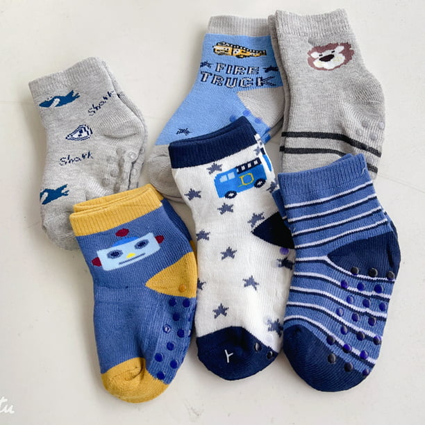 Paquete de 12 calcetines para niños y niñas de 2 a 12 años, calcetines  deportivos de algodón para niños pequeños y niños grandes