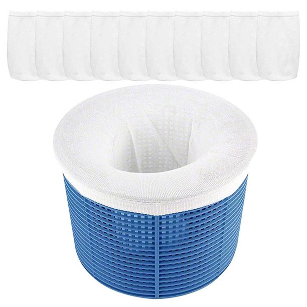 Yuarrent 10 Uds piscina Skimmer calcetines piscina filtro reutilizable  malla calcetín filtro para piscina Spa bañera de hidromasaje Suministros de  limpieza para el hogar Yuarrent HA034992-00