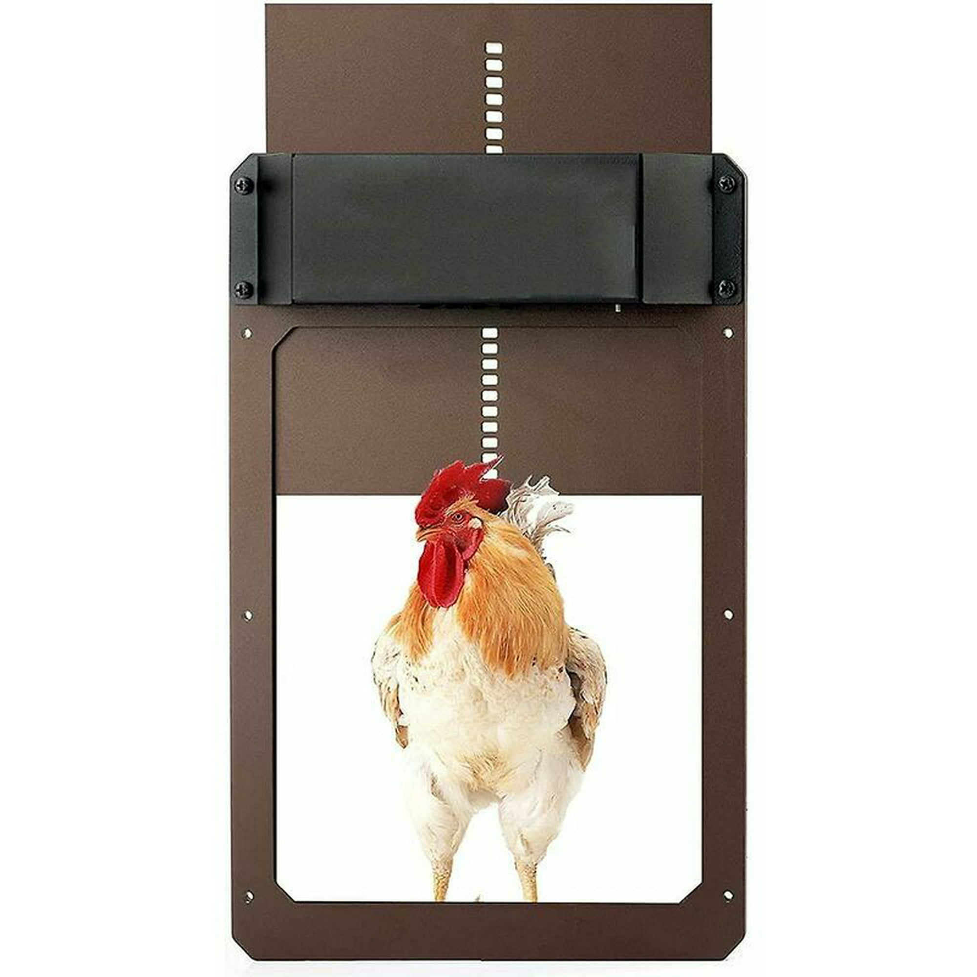 Puerta de gallinero automática, kit de apertura de puerta de pollo con  sensor de luz y