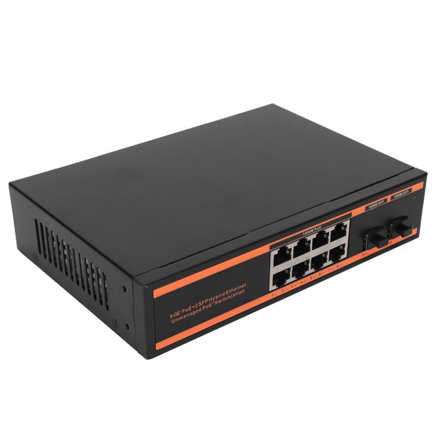  Switch Gigabit PoE de 8 puertos con enlace ascendente