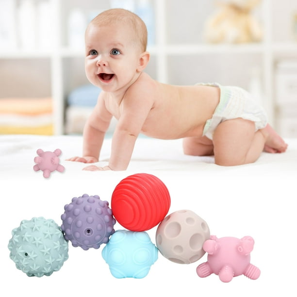 Edushape Pelota sensorial original para bebé, bolas de bebé de color  bohemio chic de 4 pulgadas que ayudan a mejorar las habilidades motoras  gruesas