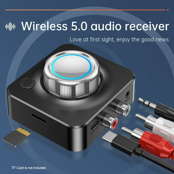 Receptor de Audio Inalámbrico Bluetooth BT V3 Conector Aux Jack