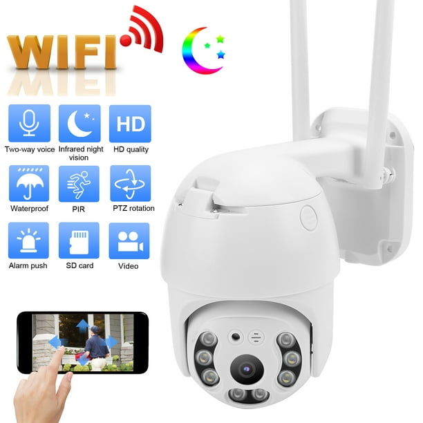 Cámara WiFi Hogar Nube Cámara de seguridad IP Inalámbrico Noche CCTV  Plug-US Sunnimix cámara de seguridad para el hogar