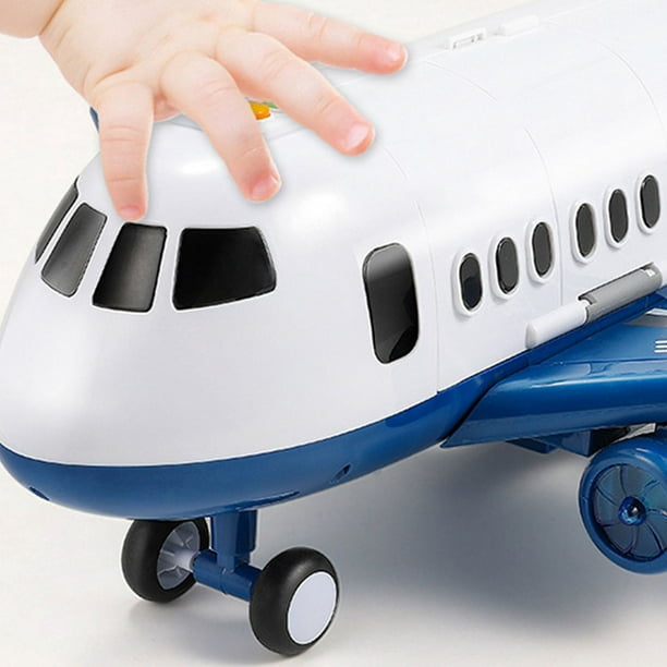 Avión Juguete Modelo con Luces para Niños - Divertido Vehículo de Juguete  de Avión