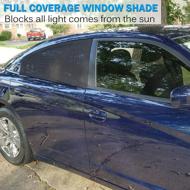 Parasol para ventana de automóvil para bebé, paquete de 2 protectores de  sol, malla transpirable para ventana lateral trasera de automóvil para SUV